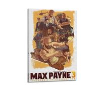 ZAHAABWS Max Payne 3 poster decorativi da parete su tela, poster decorativo da parete e stampa artistica moderna, per camera da letto, 20 x 30 cm