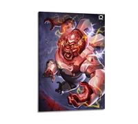 ZAHAABWS Overwatch - Poster decorativo da parete con videogioco Winston, stampa artistica su tela, poster decorativo moderno, per camera da letto, 20 x 30 cm