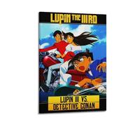 ZAHAABWS Poster decorativo da parete a tema anime Detective Conan, poster decorativo su tela, stampa moderna, per camera da letto, per camera da letto (30 x 45 cm)