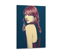 ZAHAABWS Poster decorativo da parete con attore Emma Stone, stampa artistica su tela, poster decorativo moderno, per camera da letto, 40 x 60 cm