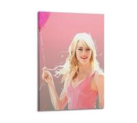 ZAHAABWS Poster decorativo da parete con attore Emma Stone7, stampa artistica su tela, poster decorativo moderno, per camera da letto, per camera da letto, 40 x 60 cm