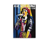 ZAHAABWS Poster decorativo da parete con cantante Joan Baez, poster decorativo su tela, stampa artistica moderna, per camera da letto, 60 x 90 cm