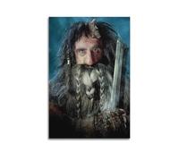 ZAHAABWS Poster decorativo da parete con film The Hobbit An Unexpected Journey Beaver, poster decorativo da parete su tela e stampa artistica moderna per la camera da letto e per la camera da letto