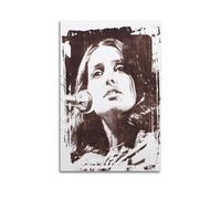ZAHAABWS Poster decorativo da parete con la cantante Joan Baez, poster decorativo su tela, stampa artistica moderna, per camera da letto, 40 x 60 cm