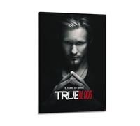 ZAHAABWS Poster decorativo da parete con serie TV True Blood, poster decorativo su tela, stampa artistica moderna, per camera da letto, per camera da letto, 60 x 90 cm
