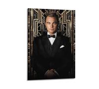 ZAHAABWS Poster decorativo da parete del film The Great Gatsby, stampa artistica su tela, poster decorativo moderno per camera da letto, 40 x 60 cm