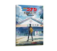 ZAHAABWS Poster decorativo da parete su tela, motivo: Detective Conan, a tema anime, poster decorativo moderno, per camera da letto, 20 x 30 cm
