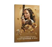 ZAHAABWS Poster decorativo da parete su tela, motivo: The Hunger Games 2, motivo: film "Catching Fire", poster decorativo moderno per camera da letto, 50 x 75 cm