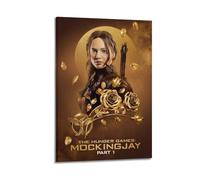 ZAHAABWS Poster decorativo da parete su tela, motivo: The Hunger Games, 3 Mockingjay, poster decorativo moderno per camera da letto, per camera da letto, 50 x 75 cm