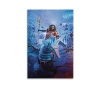 ZAHAABWS Poster del film Aquaman e il regno perduto, 3, poster decorativo da parete su tela, stampa artistica moderna per camera da letto, per camera da letto, 20 x 30 cm