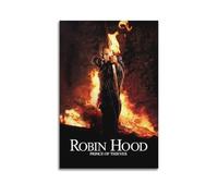 ZAHAABWS Stampa artistica da parete su tela, motivo: Il principe dei ladri, Robin Hood, poster decorativo per camera da letto, moderno, per camera da letto, 40 x 60 cm