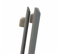 ZAHARA 2 piedini in gomma per HP ZHAN66 13 G4 piedini in gomma per alloggiamento PC Rubber Feet Grigio(28,3 x 0,5 x 0,3 cm, 27,4 x 0,5 x 0,2 cm)