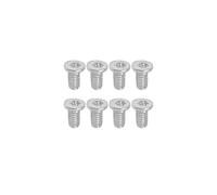 ZAHARA 8 pezzi/1 set kit viti telaio per computer portatile custodia di base fissaggio per Dell xps 17 9720 P92F003,xps 17 9730 P92F004,XPS 16 9640 P129F Argento fondo Case Laptop Screws