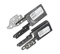 ZAHARA L&R - Coppia di staffe per cerniere schermo LCD sinistra e destra per Dell Latitude 7420S E7420S 7420 2-in-1 0J0D64 08FTGT J0D64 8FTGT (colore: nero)