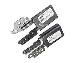 ZAHARA L&R - Coppia di staffe per cerniere schermo LCD sinistra e destra per Dell Latitude 7420S E7420S 7420 2-in-1 0J0D64 08FTGT J0D64 8FTGT (colore: nero)