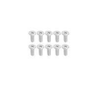 ZAHARA M4 Screws Vesa Vite M4 x 10mm Phillips Head Machine Screws 10 Pack for Mounting TV, Monitor, Computer, LCD Stand Viti di Supporto TV m4