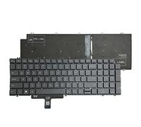 ZAHARA Retroilluminato Keyboard Laptop per Dell Latitude 5520 5521 Precision 3560 3561 US Nero Keyboard Layout Laptop