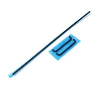 ZAHARA Rubber Foot Strips Piedino in gomma di ricambio per Dell Alien-Ware 18 Area-51 AA18250 JDP80 Rubber Feet Nero (Lungo:34,5 x 0,5 x 0,3 Corto:7,9 x 1,5 x 0,3)