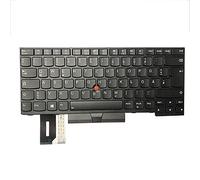 ZAHARA Tastiera Tedesca retroilluminata per Lenovo Thinkpad L380 L390 E480 L480 T480S E485 E490 L490 T490 E495 T495 01YP292 SN20P33122 01YP372 SN20P33202 01YP452 SN20 P33282 01YP532 SN20P33362
