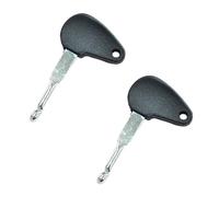 ZAHD 2 PCS Accensione di Ricambio per Bosch Chiave Accensione Trattore per Bosch Chiavi Universali per Trattori e Macchine Agricole Chiave di accensione per macchine edili (2, Nero)