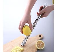 ZAHD Grattugia Limone scorza,Grattugia Cucina Lama Fine Grattugie,Zester Noce Moscata, Grattugia Lunga,Zester Aglio, Grattugia Zenzero,Grattugia Affilata Acciaio Inox,Manuale Ideale per Parmigiano