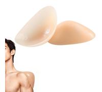 ZAHD Spalline in silicone per uomo, autoadesive, invisibili, per abiti, giacche, blazer, spalle più larghe e una migliore postura, più fiducia in se stessi (colore pelle)