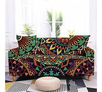 ZAHHYG Copri Divano 3 Posti Stile Etnico Colorato Copridivano Elasticizzato Moderno Universale Telo Divano Protettiva Antiscivolo Divano Lavabile per Gatto Cani (190cm-230cm)