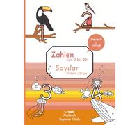 Zahlen von 0 bis 20, Sayılar 0' dan 20' ye: Malbuch, Boyama Kitabı