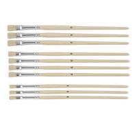 Pennello per modellismo zahn pinsel setola di maiale 10 parti