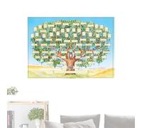Zahoken Alberi Genealogici da Compilare - Modello di Famiglia Compilabile - per Nonni Genitori Amici Moglie Marito Figli Figlie Figli Adolescenti Donne Uomini Decorare Ambienti Vivere