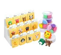 Zahoken Argilla da Modellare per Bambini, Set di Argilla, Kit di Modellizzazione A Tema Animali Domestici/Dessert/Dinosauri per Bambini, Artigianato Artistico Creativo Leggero, Giocattolo