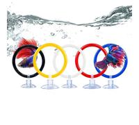 Zahoken Giocattoli Di Arricchimento Per Betta | 5 Pezzi Giocattoli A Per Pesci | Anello Di Esercizio Per Betta,Allevatori, Hobbisti, Acquariofili, Casa, Appartamento, Ufficio, Ristorante, Hotel,