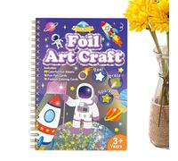 Zahoken Kit Creativo con Fogli Metallizzati per Ragazze - attività Manuale con Stampa E Rimozione di Carta Metallizzata - Set per Creazioni Cartacee, Giochi da Viaggio Educativi per Bambini Ragazze