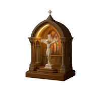 Zahoken Lume Notturno Religioso | Lampada a LED a Forma di Statua - Lume Devozionale Per Camera Da Letto Angolo Lettura Libreria Caffetteria Studio Libreria Soggiorno