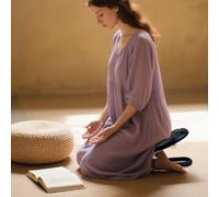 Zahoken Sedia Da Meditazione Per Pavimento,Panca per Mindfulness, Preghiera e Meditazione - Sgabello Per Ginocchio Ergonomico Comfortevole Per Yoga Mindfulness Principianti Anziani Adulti Rilassamento