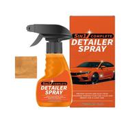 Zahoken Spray Detergente per Auto,120ml Spray Lucidante Auto Impermeabile per Esterni - Trattamento Idrorepellente per Esterni Veicoli Cura Quotidiana Pneumatici Fari Vetri
