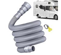 Zahoken Tubo Di Scarico Pieghevole Per Carovana,Tubo Flessibile RV Resistentissimo E Antigoccia | Soluzione Estensione Versatile E Affidabile Per Roulotte