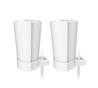 ZahoTse Supporto compatibile con TP Link Deco X90 / X95 / XE200 WiFi 6 Sistema Simple and Sturdy Wall Mount Bracket TP Link Deco X90 / X95 / XE200 Bracket with Cable Management (White,2Pack)
