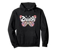 Zahra Butterfly - Personalizzato Carino Nome Word Art Felpa con Cappuccio