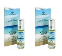 Zahrat Hawaii Concentrated Perfume Oil Roll-On Combo (6ml x 2) | Long Lasting Alcohol-Free Attar for Women | Floral Fruity Sweet Arabic Fragrance