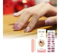 ZAHRVIA Smalto Autoadesivo UV | Klar Gel Adesivi Unghie | 20 pezzi Pellicola Adesivi per unghie | Smalto Adesivi per Unghie Gel, Adesivi e Stencil per Nail Art