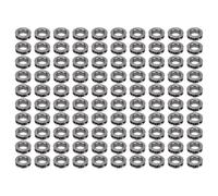 ZAICOLER 18MM Kit di Occhielli in Ottone per Teloni Tessuti Pelle Progetti 100 Set di Occhielli Metallici con Strumento Installazione Resistente Allo Sbiadimento Placcatura Lucidata (GRAY)