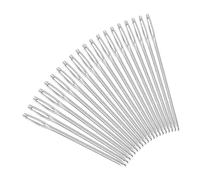 ZAICOLER 20 Aghi Argento con Cruna Larga per Cuciture e Ricami Facili, Perfetti per Progetti di Cucito a Mano, Lunghezza 52 Mm