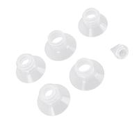 ZAICOLER Accessori per Tiralatte, Kit di Inserti Flangiati in Silicone da 5 Pezzi con Valvole a Becco d'anatra per Pompe da 13 15 17 19 21 Mm, Parti di Ricambio in Silicone Liquido Morbido