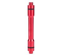 ZAICOLER Adattatore a Bordo a Bordo, Adattatore per Ad Assi da 15 Mm a 9 Mm AluminUim in Lega Rapida Rilascio di Rilascio Rapido 4,41 Pollici di Lunghezza Totale per 100 Mm Ruota (Rosso)