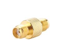ZAICOLER Adattatore SMA a RP SMA 2 Pezzi Connessione Coassiale RF Durevole Placcata in Oro per Elevata affidabilità
