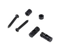 ZAICOLER Albero a Rulli Decorativo con Fermo Guida per Corde per Chitarra Elettrica in Metallo per stabilità delle Corde, Installazione Facile, Leggero per Chitarristi (BLACK)
