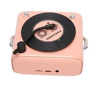 ZAICOLER Altoparlante Bluetooth Design Vintage Vecchio Stile Volume Elevato Portatile per la Stanza Decorativa 'home Office 1000mAh Materiale ABS (PINK)