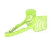 ZAICOLER Assistente per Affettare il Cibo Pratico Gadget da Perfetto per Verdure, Frutta e Altro Ancora Design Ergonomico Verde 1 unità