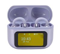 ZAICOLER Auricolari Bluetooth Wireless con Touchscreen LCD e qualità HiFi per lo Sport e L'uso Quotidiano (PURPLE)